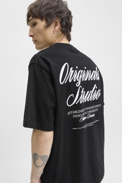 Jack & Jones jornorrebro typo tee ss crew neck n